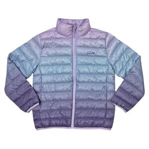 Eddie Bauer Girls Lightweight Compact & Packable Quilted Down Jacket - Purple